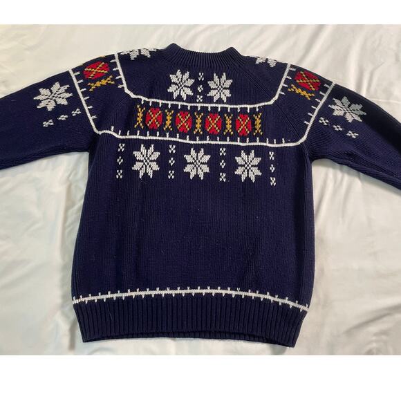 Vtg. JCPenney Winter Crewneck Sweater Snowflakes SZ XL - Picture 5 of 7